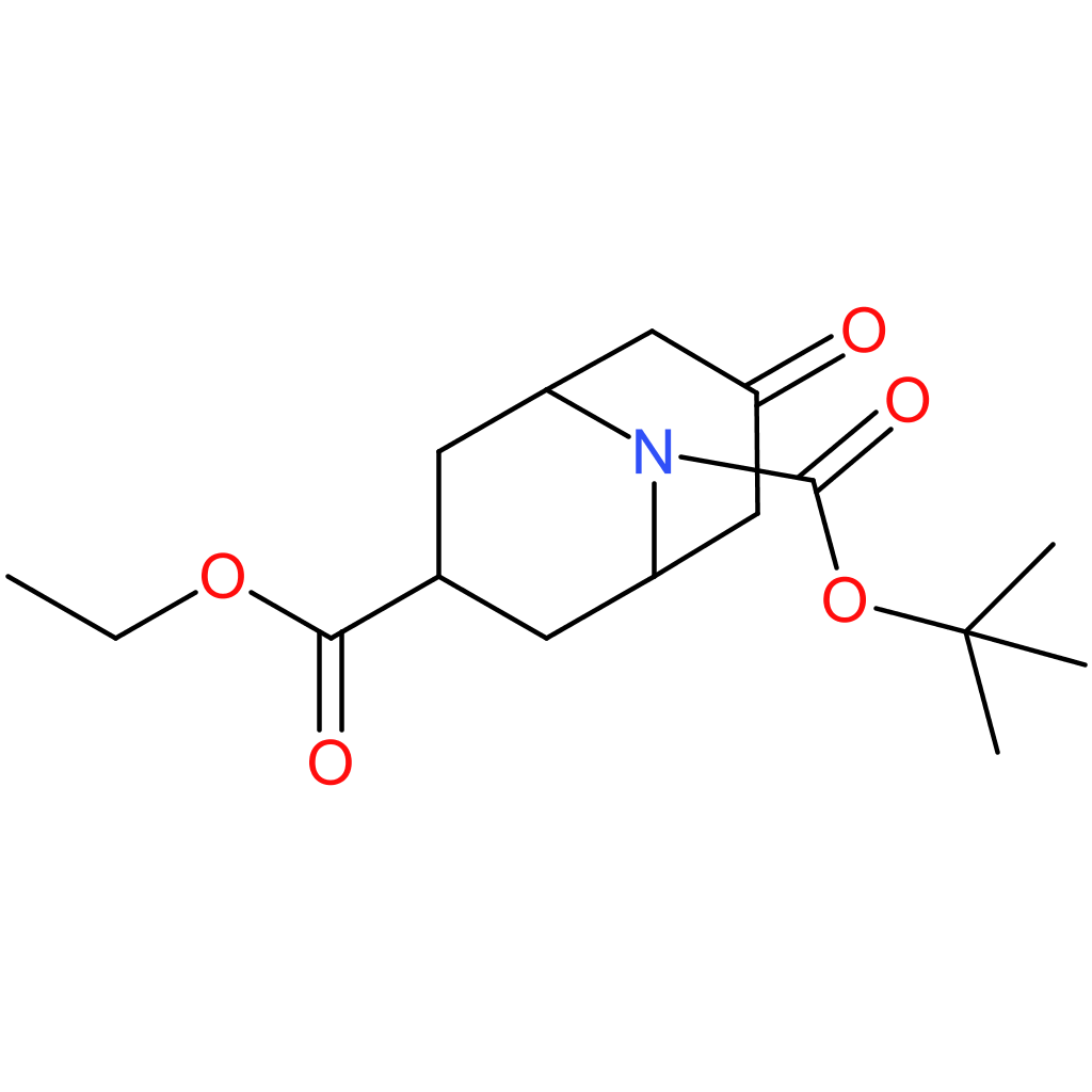 9-tert-butyl 3-ethyl 7-oxo-9-azabicyclo[3.3.1]nonane-3,9-dicarboxylate