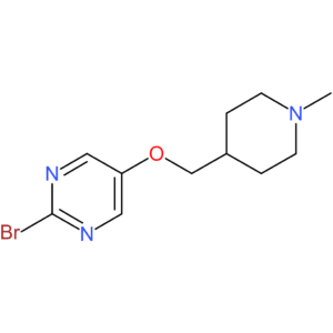 2-bromo-5-(1-methyl-piperidin-4-ylmethoxy)pyrimidine