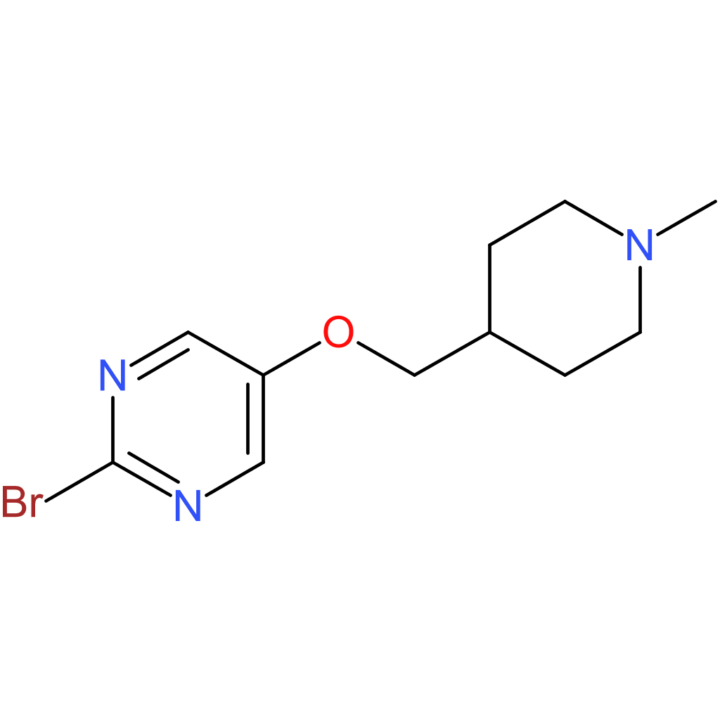 2-bromo-5-(1-methyl-piperidin-4-ylmethoxy)pyrimidine