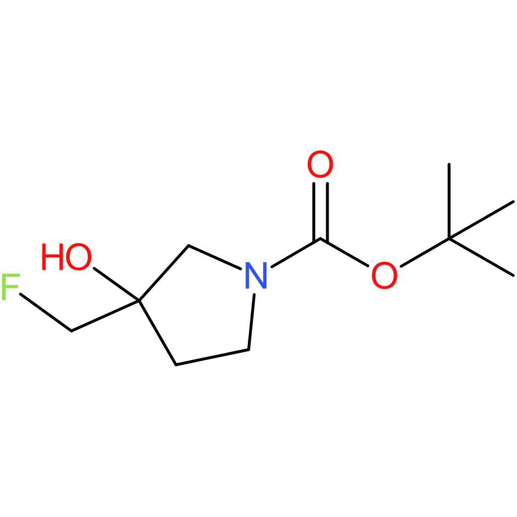 tert-butyl 3-(fluoromethyl)-3-hydroxypyrrolidine-1-carboxylate