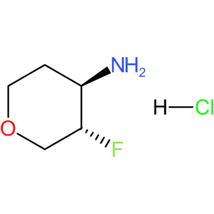 (3S,4R)-3-fluorooxan-4-amine hydrochloride