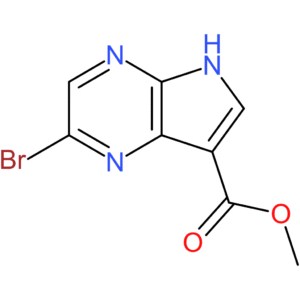 methyl 2-bromo-5H-pyrrolo[2,3-b]pyrazine-7-carboxylate