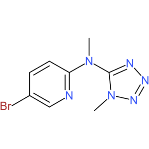 5-bromo-N-methyl-N-(1-methyl-1H-1,2,3,4-tetrazol-5-yl)pyridin-2-amine