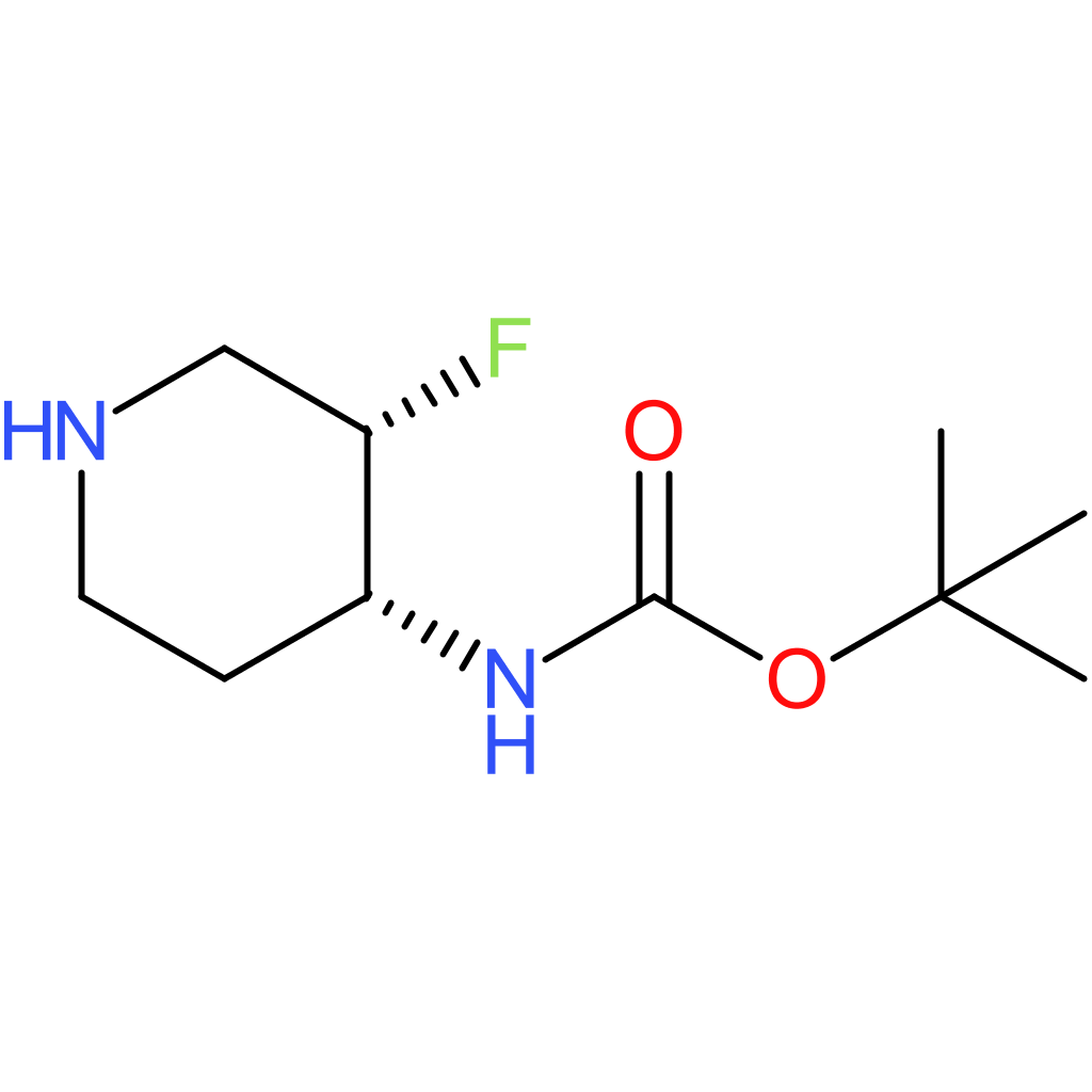 tert-butyl N-[(3S,4R)-3-fluoropiperidin-4-yl]carbamate