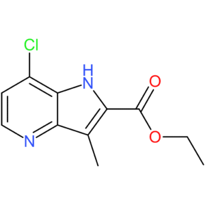 1h-pyrrolo[3,2-b]pyridine-2-carboxylic acid, 7-chloro-3-methyl-, ethyl ester