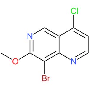 8-bromo-4-chloro-7-methoxy-1,6-naphthyridine