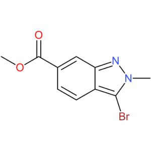 methyl 3-bromo-2-methyl-2H-indazole-6-carboxylate