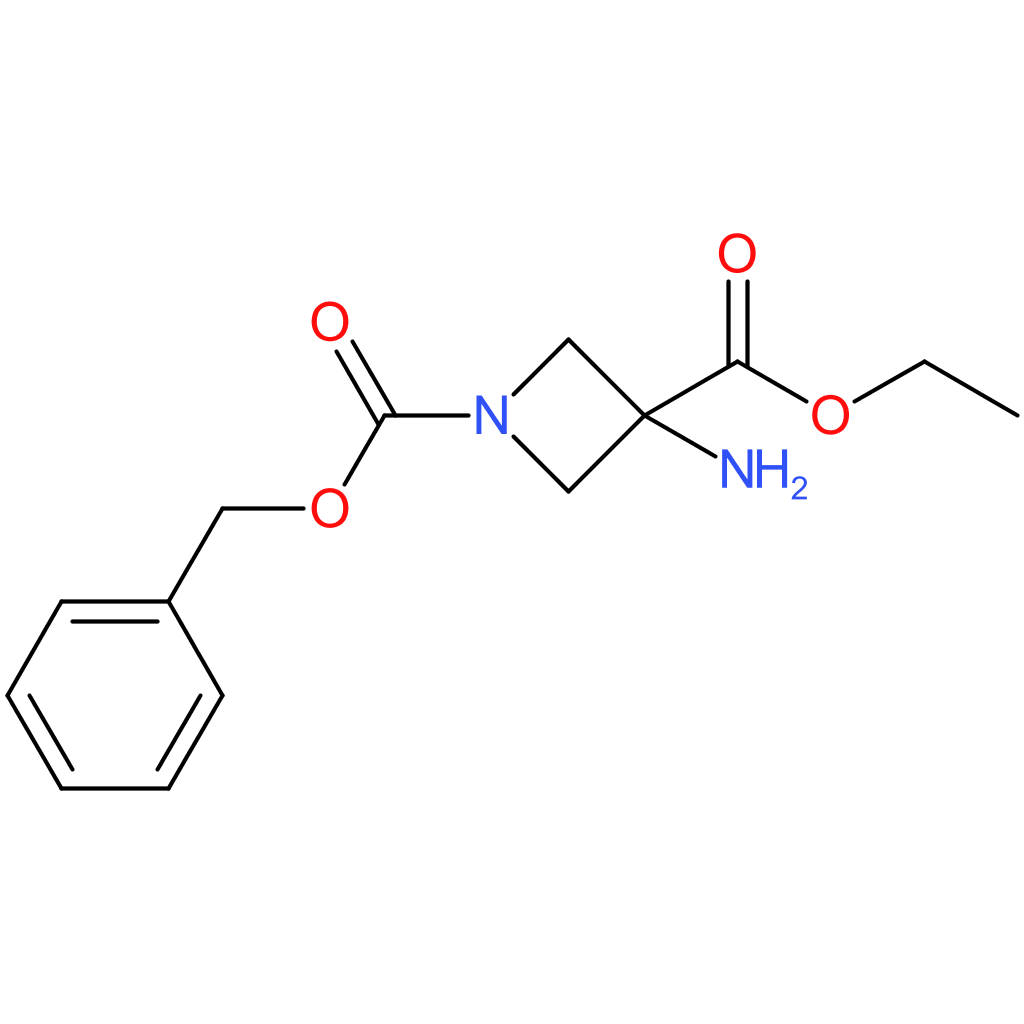 1-benzyl 3-ethyl 3-aminoazetidine-1,3-dicarboxylate