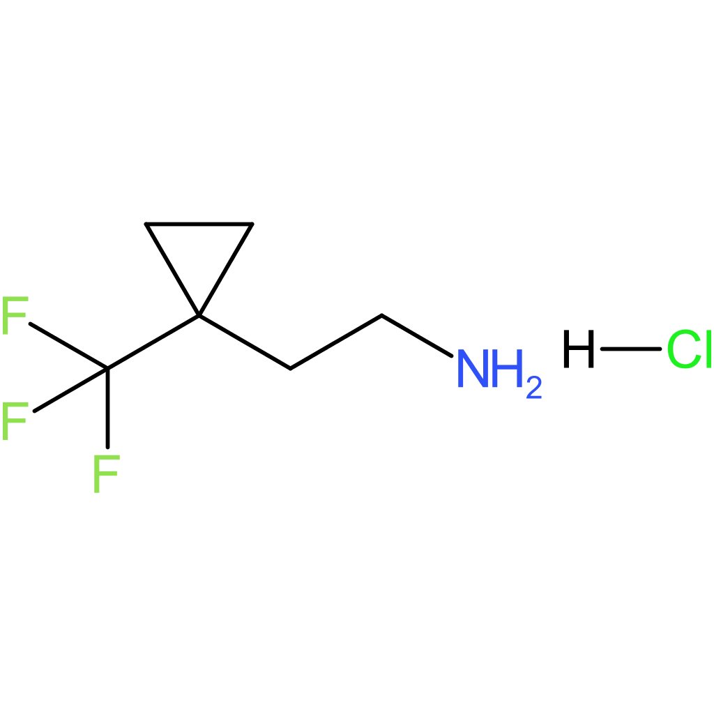 2-[1-(trifluoromethyl)cyclopropyl]ethan-1-amine hydrochloride