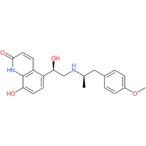 8-hydroxy-5-[(1R)-1-hydroxy-2-{[(2R)-1-(4-methoxyphenyl)propan-2-yl]amino}ethyl]-1,2-dihydroquinolin-2-one