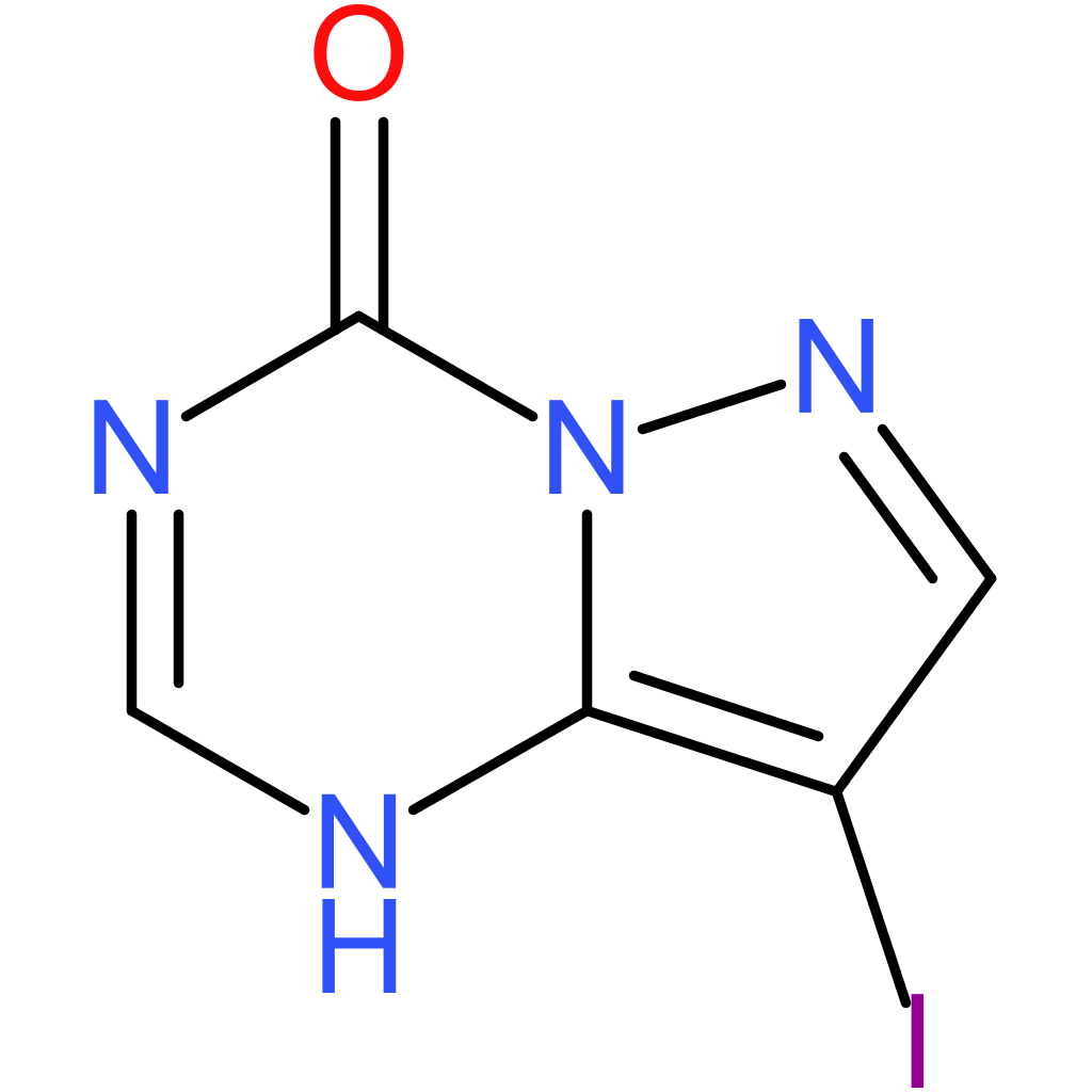 8-iodo-1H,4H-pyrazolo[1,5-a][1,3,5]triazin-4-one