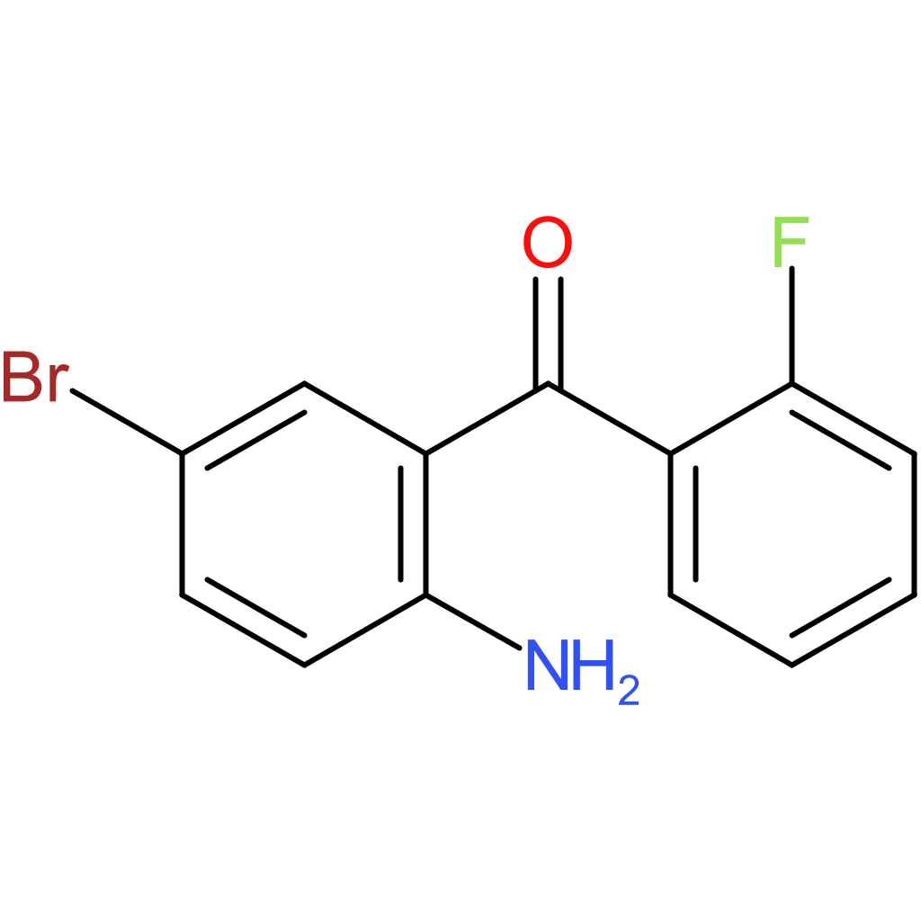 2-Amino-2-fluoro-5-bromobenzophenone