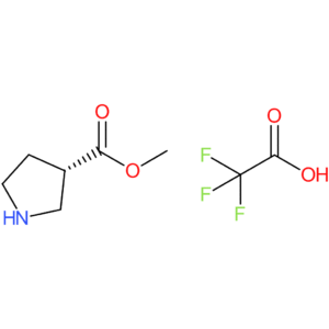 methyl (3S)-pyrrolidine-3-carboxylate; trifluoroacetic acid