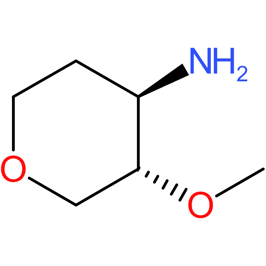 (3S,4R)-3-methoxyoxan-4-amine