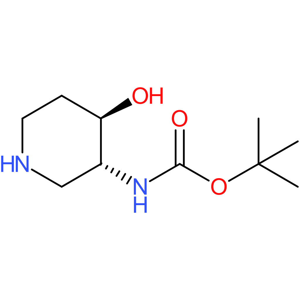 tert-butyl N-[(3R,4R)-4-hydroxypiperidin-3-yl]carbamate