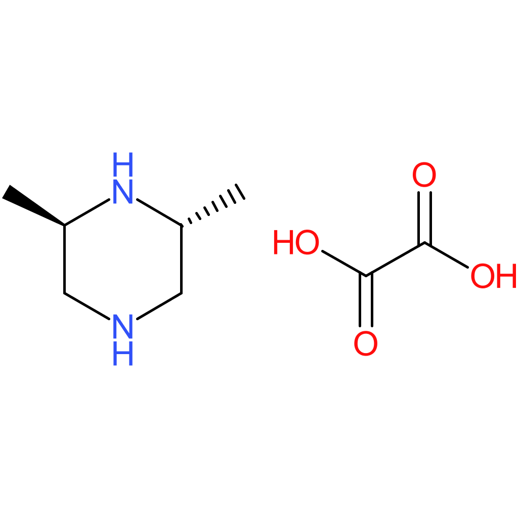 (2R,6R)-2,6-dimethylpiperazine; oxalic acid