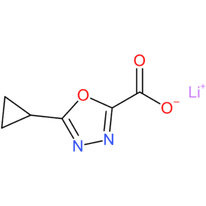 5-cyclopropyl-1,3,4-oxadiazole-2-carboxylate lithium salt