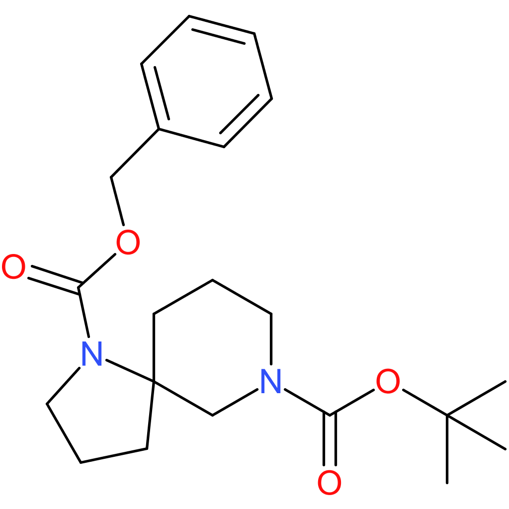 1-benzyl 7-tert-butyl 1,7-diazaspiro[4.5]decane-1,7-dicarboxylate