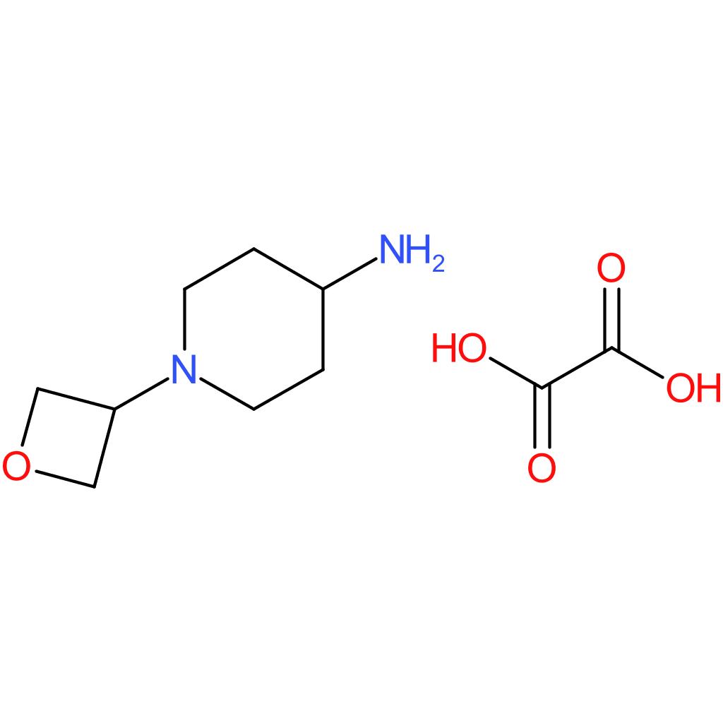 1-(oxetan-3-yl)piperidin-4-amine; oxalic acid