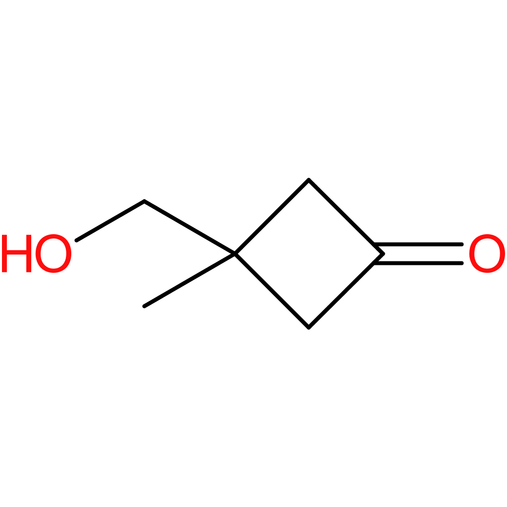 3-(hydroxymethyl)-3-methylcyclobutan-1-one