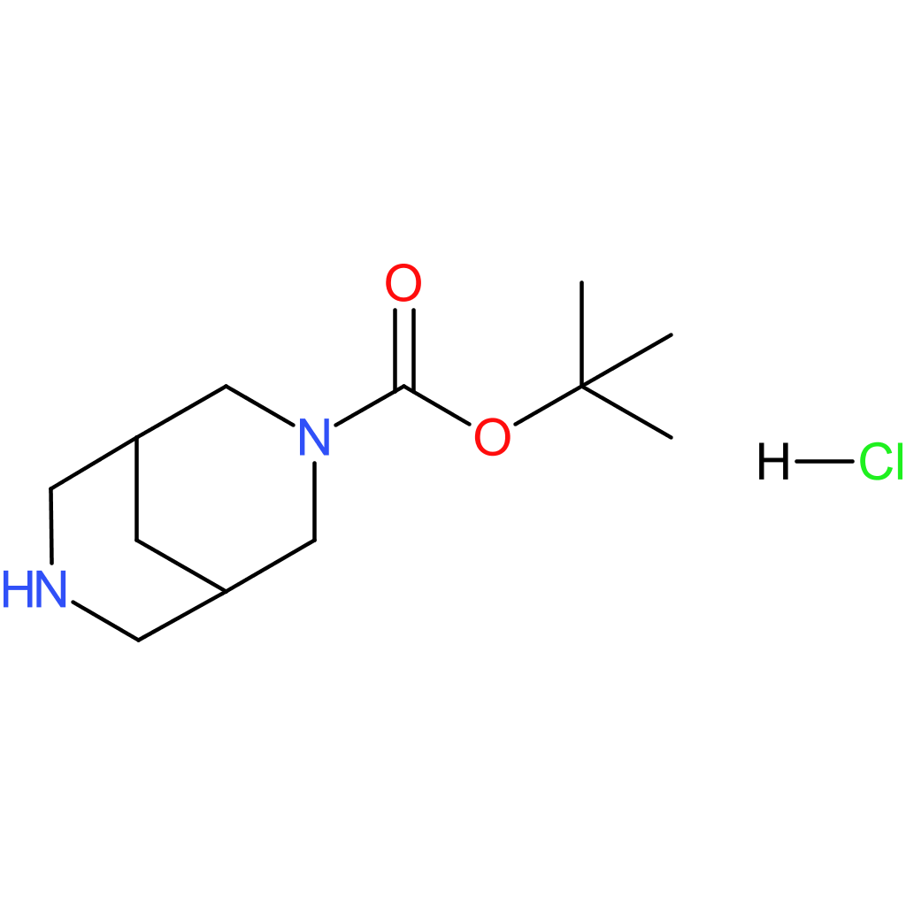 3,7-diazabicyclo[3.3.1]nonane-3-carboxylic acid, 1,1-dimethylethyl ester, hydrochloride