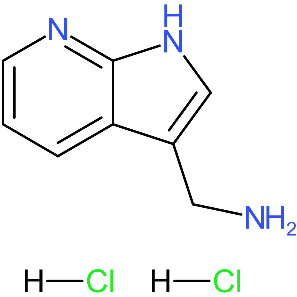 1H-pyrrolo[2,3-b]pyridin-3-ylmethanamine dihydrochloride