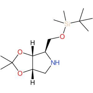 (3aR,4R,6aS)-4-{[(tert-butyldimethylsilyl)oxy]methyl}-2,2-dimethyl-hexahydro-[1,3]dioxolo[4,5-c]pyrrole