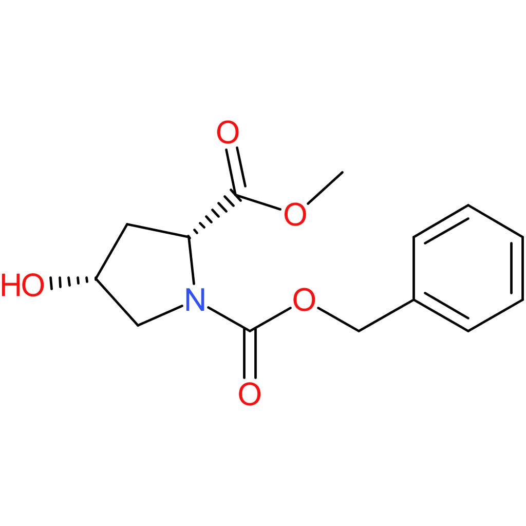 1-benzyl 2-methyl (2R,4R)-4-hydroxypyrrolidine-1,2-dicarboxylate