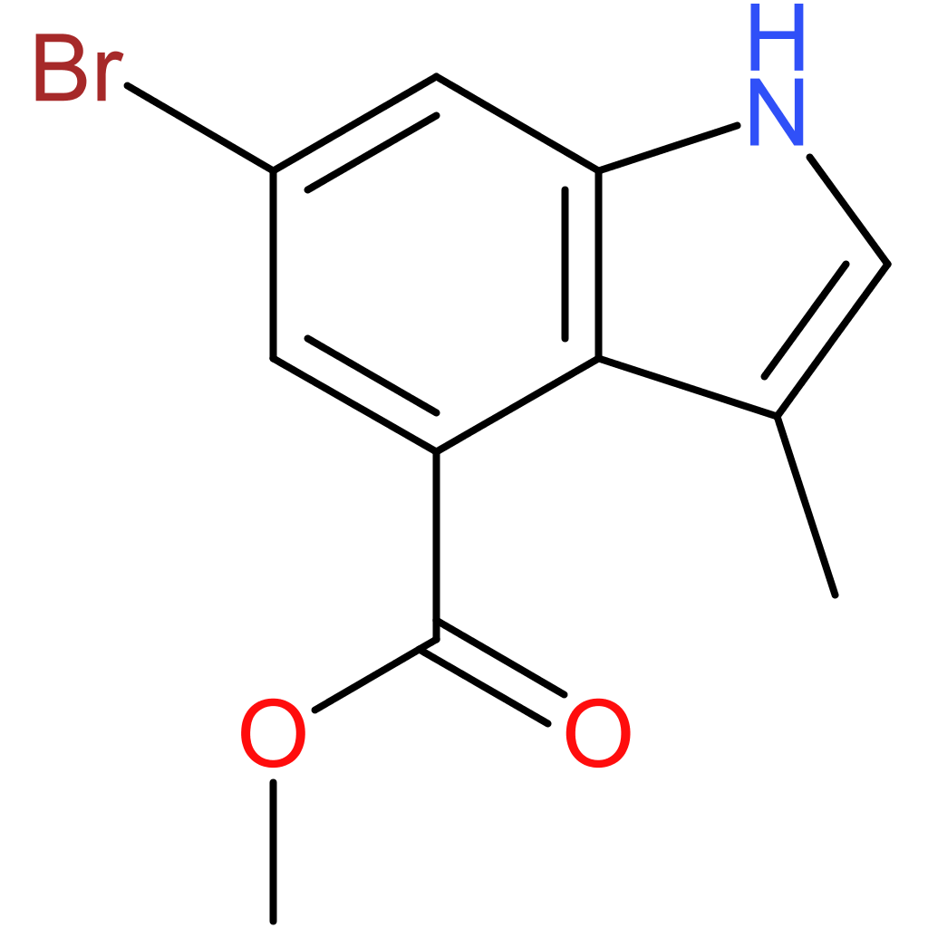 methyl 6-bromo-3-methyl-1H-indole-4-carboxylate