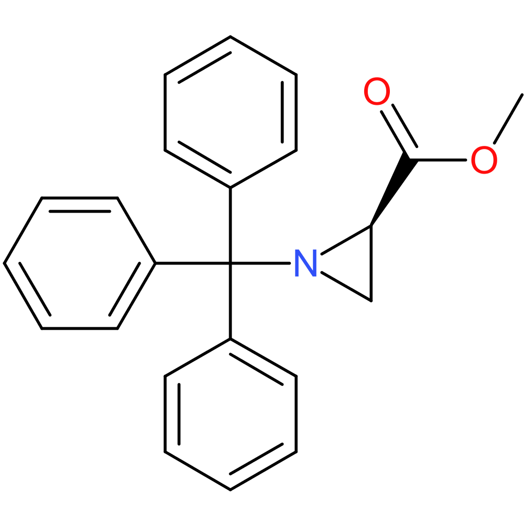 methyl (2R)-1-(triphenylmethyl)aziridine-2-carboxylate