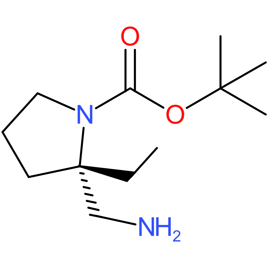 tert-butyl (2S)-2-(aminomethyl)-2-ethylpyrrolidine-1-carboxylate