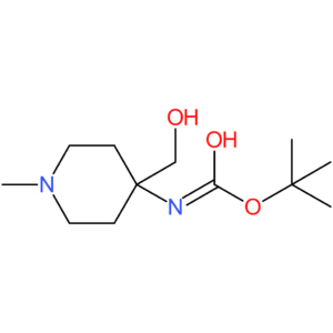 tert-butyl N-[4-(hydroxymethyl)-1-methylpiperidin-4-yl]carbamate