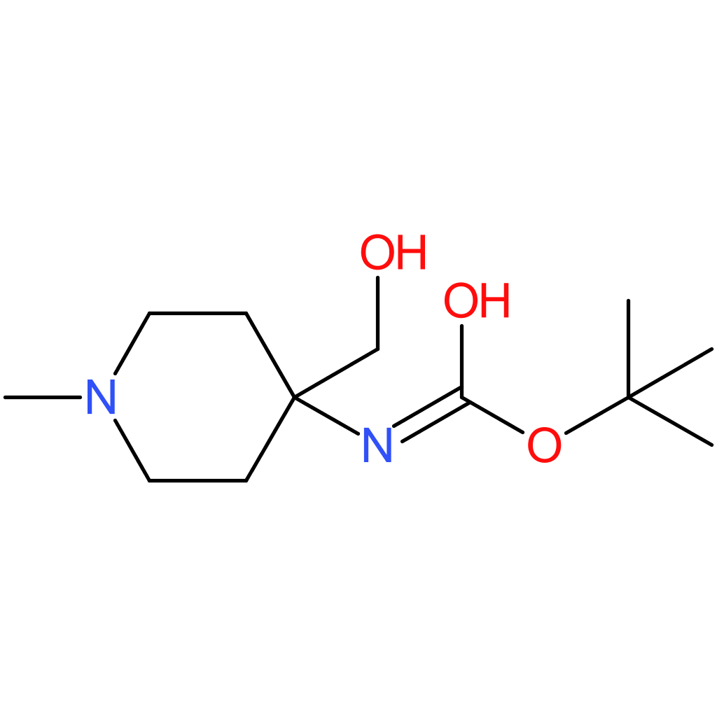 tert-butyl N-[4-(hydroxymethyl)-1-methylpiperidin-4-yl]carbamate