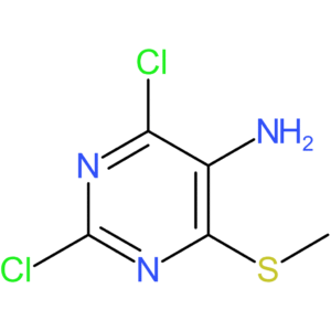 2,4-dichloro-6-(methylsulfanyl)pyrimidin-5-amine