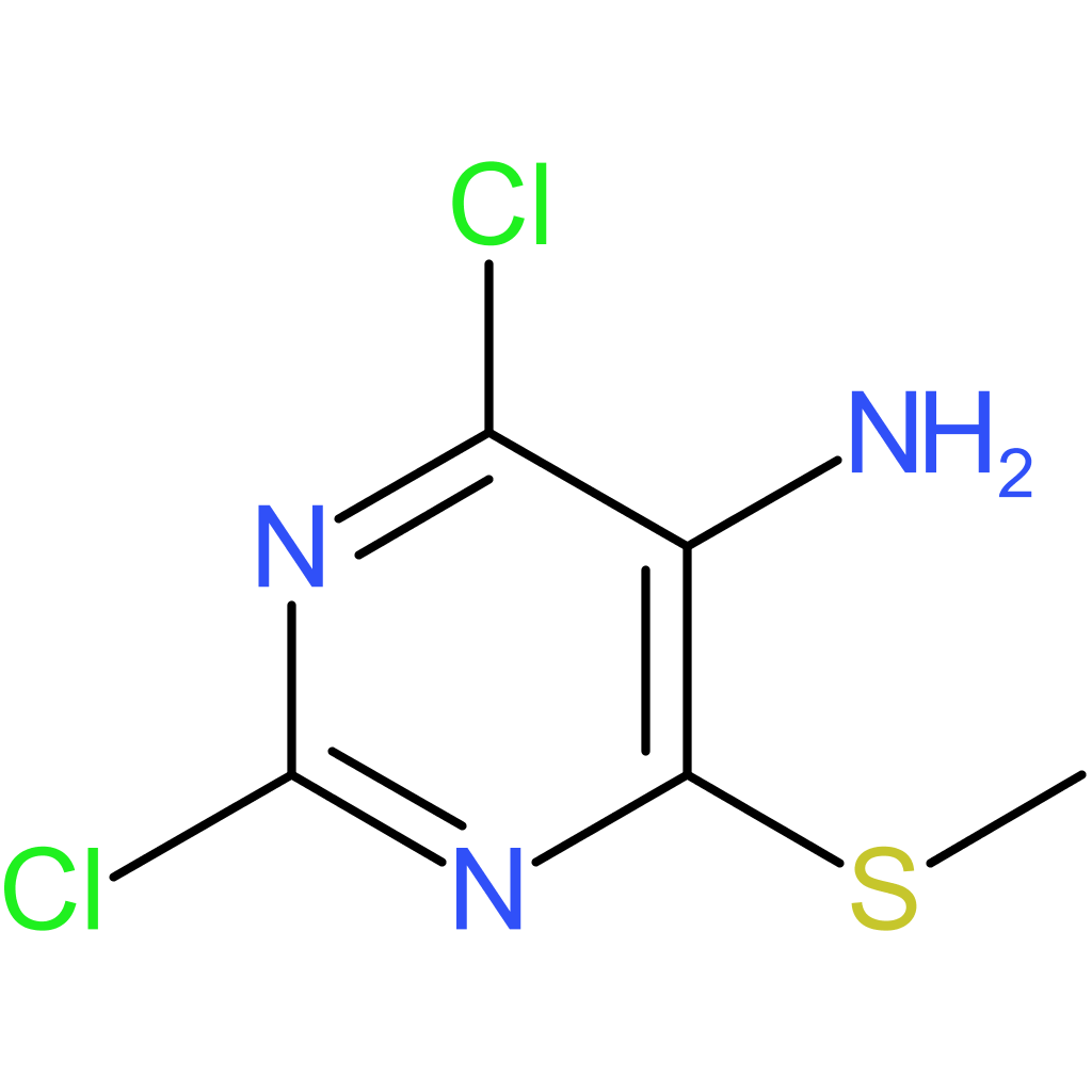 2,4-dichloro-6-(methylsulfanyl)pyrimidin-5-amine