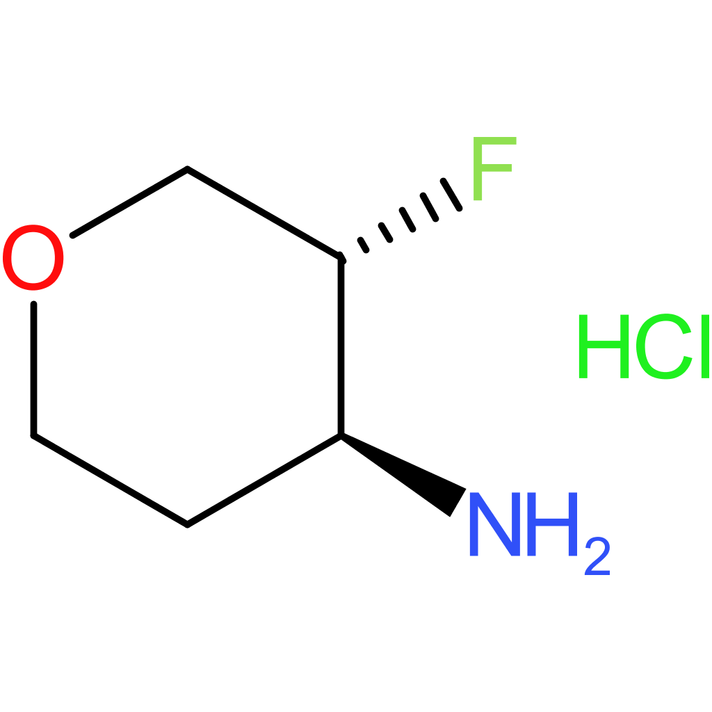 trans-3-fluorooxan-4-amine hydrochloride