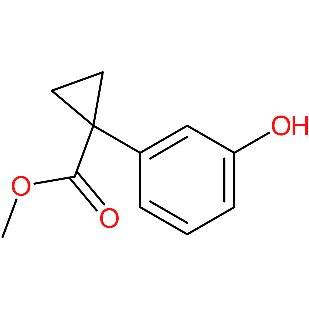 methyl 1-(3-hydroxyphenyl)cyclopropane-1-carboxylate