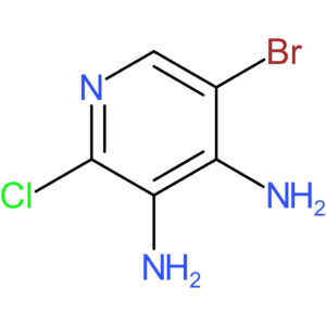 5-bromo-2-chloropyridine-3,4-diamine