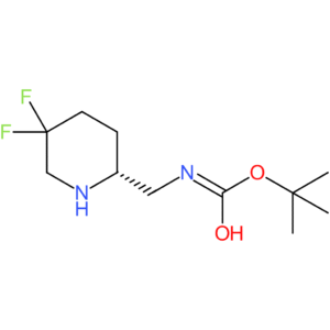 tert-butyl N-{[(2R)-5,5-difluoropiperidin-2-yl]methyl}carbamate