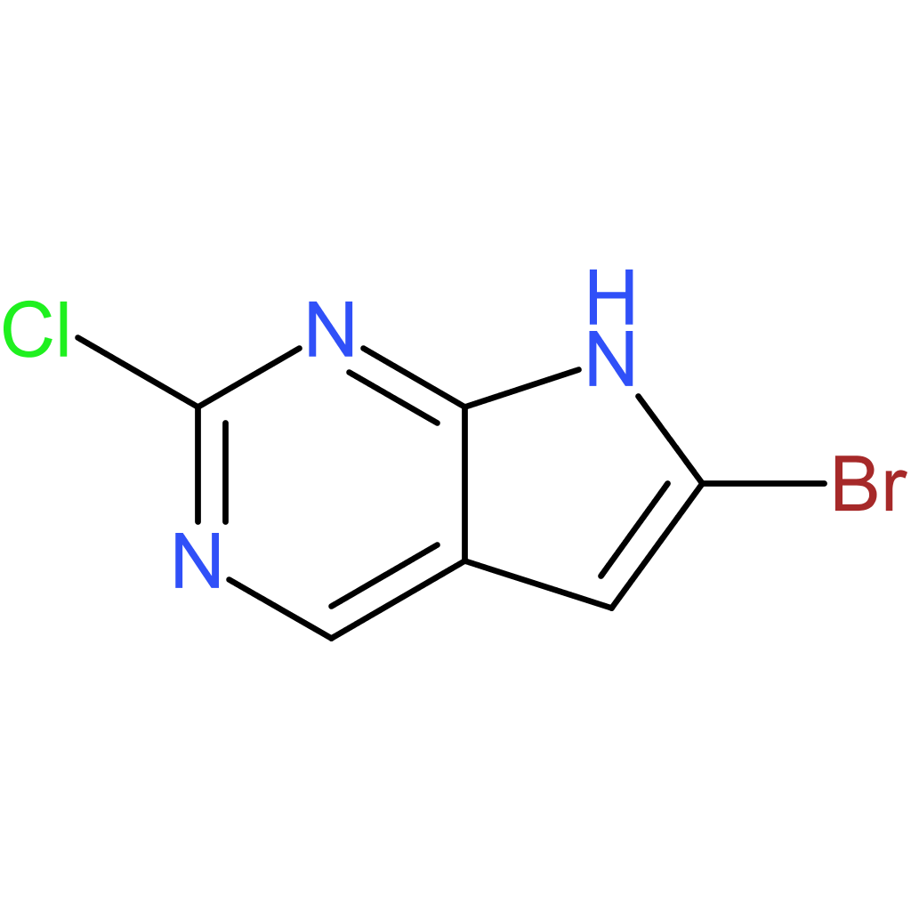 6-bromo-2-chloro-7H-pyrrolo[2,3-d]pyrimidine