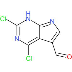 2,4-dichloro-7H-pyrrolo[2,3-d]pyrimidine-5-carbaldehyde