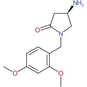 (4R)-4-amino-1-[(2,4-dimethoxyphenyl)methyl]pyrrolidin-2-one