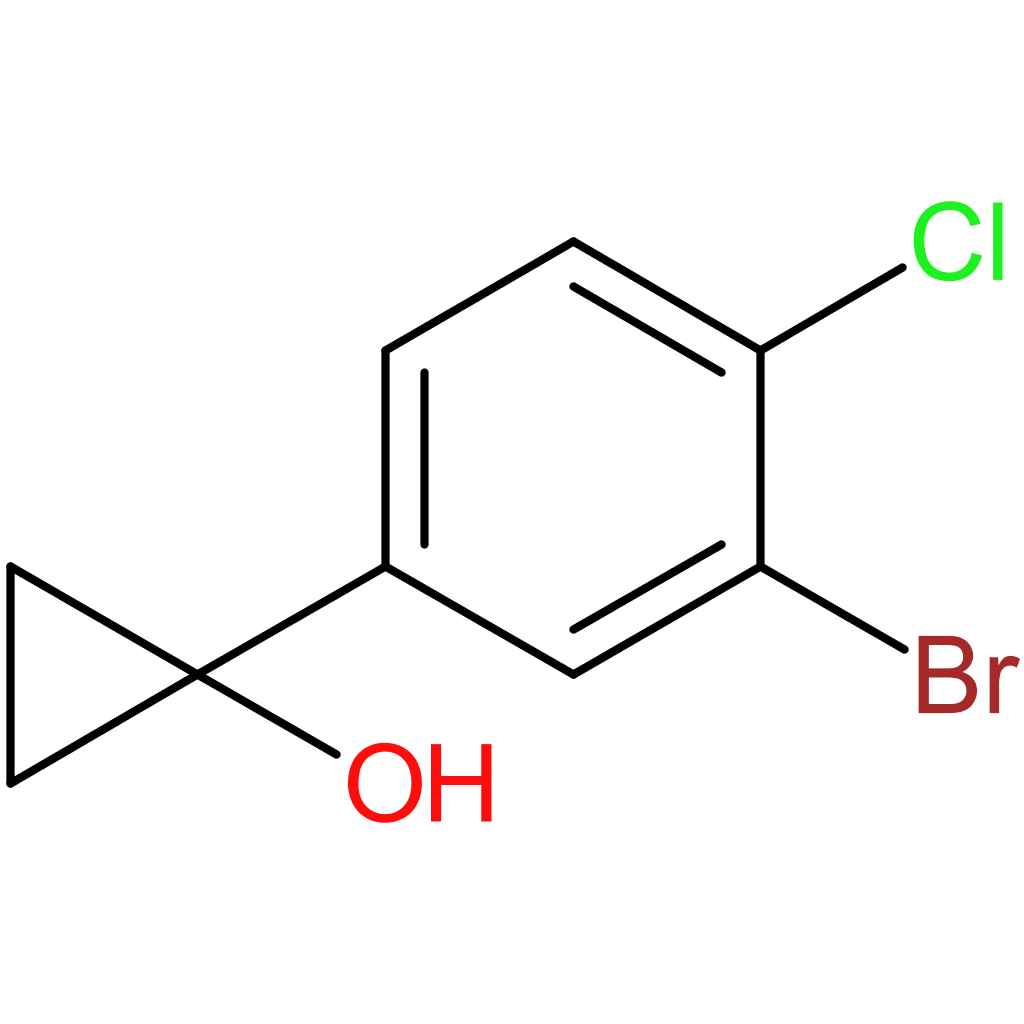 1-(3-bromo-4-chlorophenyl)cyclopropan-1-ol