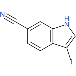 3-iodo-1H-indole-6-carbonitrile