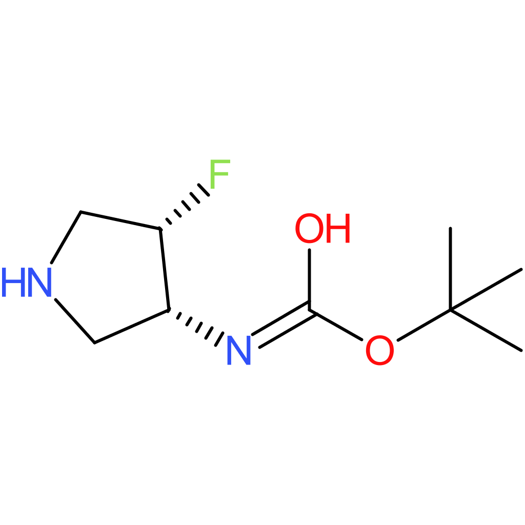 tert-butyl N-[cis-4-fluoropyrrolidin-3-yl]carbamate