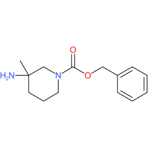 1-?piperidinecarboxylic acid, 3-?amino-?3-?methyl-?, phenylmethyl ester