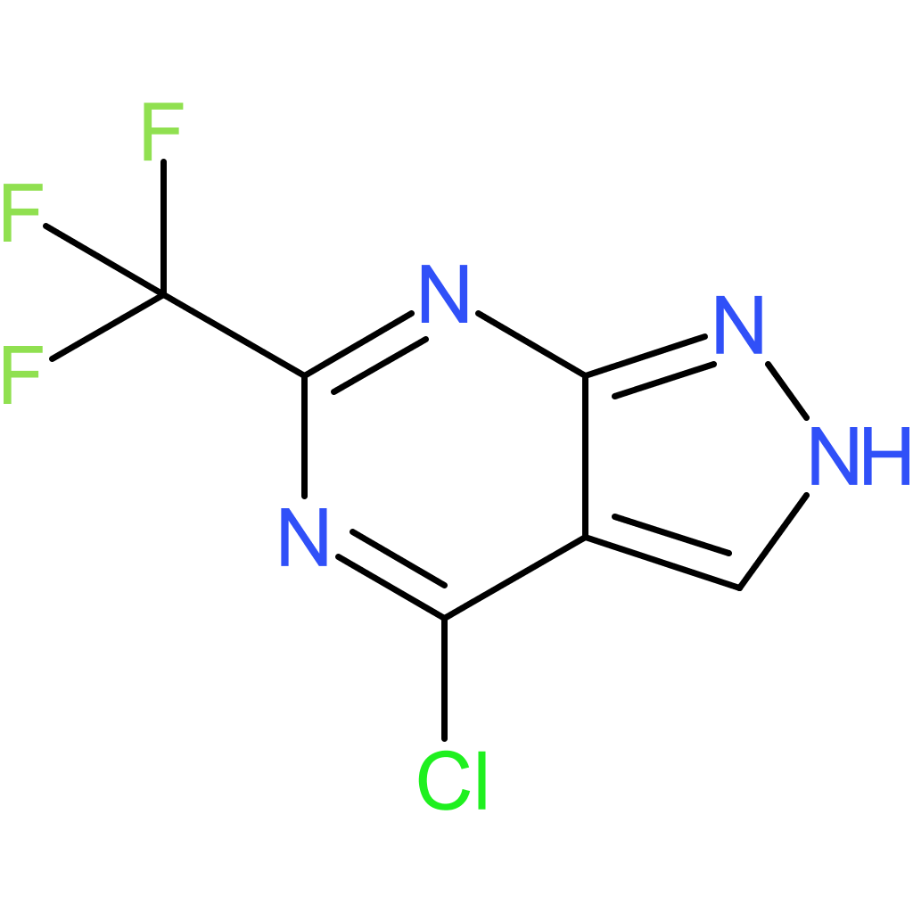 4-chloro-6-(trifluoromethyl)-1H-pyrazolo[3,4-d]pyrimidine