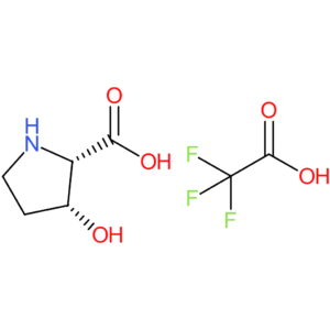 cis-3-hydroxypyrrolidine-2-carboxylic acid; trifluoroacetic acid