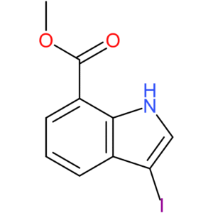 methyl 3-iodo-1H-indole-7-carboxylate