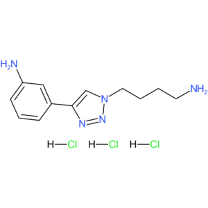 3-[1-(4-aminobutyl)-1h-1,2,3-triazol-4-yl]aniline trihydrochloride
